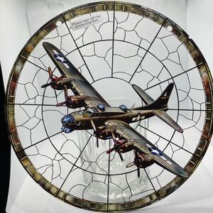 Suncatcher Acrylic Jet Airplane Decoration 7.5” Home Cabin Decor Aviation Design